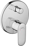 hansgrohe Vernis Blend Single lever bath mixer for concealed installation with integrated security combination according to EN1717, chrome, 71467000