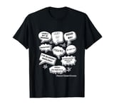 Friday Night Dinner Meme Speech Bubbles Comedy Slogans Funny T-Shirt