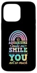 iPhone 14 Pro Max Aquariums Make Me Smile You Not So Much Bohemian Rainbow Case