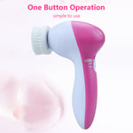 5 In 1 Electric Face Brush Facial Cleansing Brush Face Washing Device Handheld