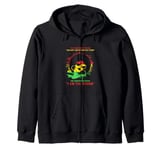 Black History Patriotic Afro Woman I Am The Storm Zip Hoodie