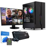 Sedatech Pack PC Gamer Advanced • Intel i9-11900KF • Geforce RTX4060Ti • 16Go RAM • 1To SSD M.2 • Wifi • Windows 11 • Unité centrale • Moniteur 24