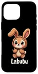 iPhone 16 Pro Max Labubu Cute Brown Bunny Monster Case