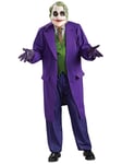 Rubie's Official The Joker Deluxe Dark Knight, Adult Costume - Standard Size, STD, Purple