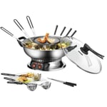 [Ref:48746] UNOLD 48746 Appareil à Fondue Asiatique Electrique Inox