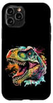 Coque pour iPhone 11 Pro T Rex Pop Art, Dinosaure