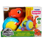 Rocco Giocattoli Toomies Jurassic World Pic&Push T-Rex Petite enfance Multicolore