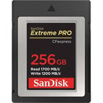 Sandisk Extreme Pro Cfexpress 256Gb Up To R1700Mb/S W1200Mb/S