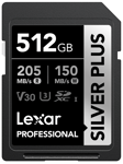 Lexar Professional SILVER PLUS SDXC - 205MB/s - 512GB