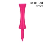 Golf Tees Golfbollsteehållare ROSE RED 57MM rose red 57mm