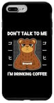 Coque pour iPhone 7 Plus/8 Plus Bear Don't Talk To Me I'm Drinking Coffee Style japonais