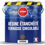 Arcane Industries - tanchéité Terrasse : Peinture Sol Extérieur arcaterrasse Produit Imperméable - 2.5 l Taupe