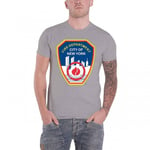 Unisex Adult New York City Fire Department Badge Cotton T-Shirt - S