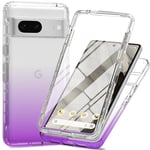 Google Pixel 7 5G - GRADIENT Hybrid cover - Lilla