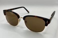 New Foster Grant Mens Delaney Tort & Gold Designer Sunglasses - UV400 Rated