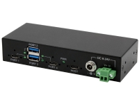 USB 3.2 HUB 4-porter Gen2 inkl. strømforsyning 2xC og 2xA tilkoblinger, USB3.1 kabel