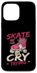 Coque pour iPhone 13 Pro Max Design de roller pour homme et femme Roller Derby