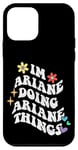 Coque pour iPhone 12 mini Retro Groovy Im Ariane Doing Ariane Things Funny Mother's