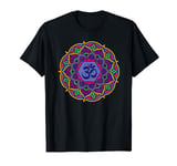 Om Shanti Peace Aum Brahman Yoga Hindu Buddhism Mandala T-Shirt