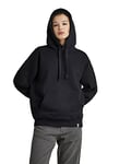 G-STAR RAW Men's Essential Unisex Loose Hoodie, Black (dk black D22994-D395-6484), S