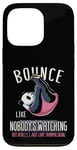 Coque pour iPhone 13 Pro Trampoline Gymnastique Panda Trampolining Gymnaste