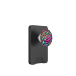 Floral Rose Botanical Art, Vibrant Street Style, Love Roses PopSockets PopWallet for MagSafe