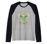 Leonardo Da Vinci Leprechaun St. Patrick's Day Raglan Baseball Tee