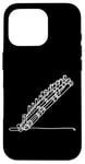 Coque pour iPhone 16 Pro Pan Flûtes Line Art For Musiciens Pan Flûte