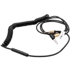 Câble audio AUX Jack 3,5mm pour Marshall Major 4 150-230cm or / noir