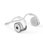 Meilleures Ventes Écouteurs Sans Fil Bluetooth Casque HIFI Sport Écouteur Casque Étanche Support Carte TF Radio FM Lecteur MP3-Blanc