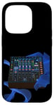 Coque pour iPhone 14 Pro Disc Jockey Space Age Console de mixage audio Mix DJ