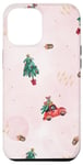 Coque pour iPhone 15 Pro Max Christmas Car Christmas Tree Merry Christmas Vibes To Go Rouge