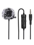 Puluz Microphone with a clip 3.5mm Jack 6m