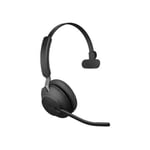 Jabra Wireless Headset Evolve2 65 USB-A Black MS Mono