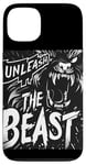 Coque pour iPhone 13 Déclaration cool Unleash the Beast pour garçons et filles