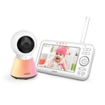 VTech - BM5254 - indoor - Babyphone Vidéo Color Night Light -720p- Écran 5'' - Veilleuse et Berceuses - Version FR
