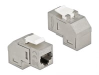 DELOCK – Keystone Module RJ45 jack to Cat.6A 90° angled (86997)