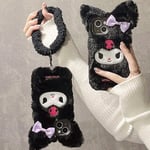 Sarjakuva Pehmo Sanrio Kuromi Rannekorupuhelinkoteloilla Iphonelle 14 13 12 11 Pro Max Xr Xs Max X Iskunkestävä Soft Shell Y2k Girl