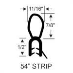 Steele Rubber Products 70-3448-42 tätningslist mellan huv och torped