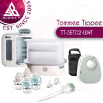 Tommee Tippee Ultimate Feeding Kit│Electric Steam Steriliser-Bottle Warmer│White