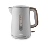 Tower Scandi Jug Kettle Rapid Boil 1.7L with Wooden Accents T10037GRY (Dove