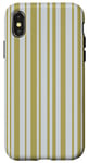 iPhone X/XS Gold and Grey Platinum striped Pattern Case