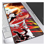 bleach Kurosaki Ichigo Tapis de Souris Gaming XXL, 900x400mm, Anime Mouse Pad - Surface spéciale améliore la Vitesse et la précision, 3mm Base en Caoutchouc Antidérapant Surface-pour Ordinateur et PC, E