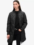 Superdry Studios Long Quilted Liner Coat