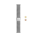 WITHINGS - Bracelet en Maille Milanaise Argent pour ScanWatch, Steel HR, Steel HR Sport, Move ECG, Move and Steel