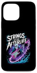 iPhone 13 Pro Max Strings Of The Afterlife Skeleton Rocker Rock Music Case