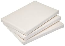 Kreul 631318 - Solo Goya Stretched Canvas Basic Line Châssis 13 x 18 cm, Lot de 3, avec Toile en Coton 4 Fois apprêtée, pour Huile, Acrylique et Gouache