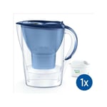 Carafe Filtrante Marella bleu Brita Inclus 1 Cartouche Filtrante maxtra pro aio - Nouveau maxtra