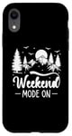 Coque pour iPhone XR Mode randonnée week-end activé - Randonnée amusante amant de montagne