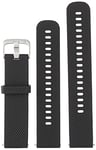 Garmin Watch Band (20 mm) suitable for Vivoactive 3, Black Silicone